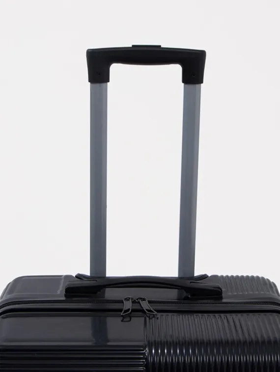 Чемодан маленький 24" кодовый замок, цвет чёрный