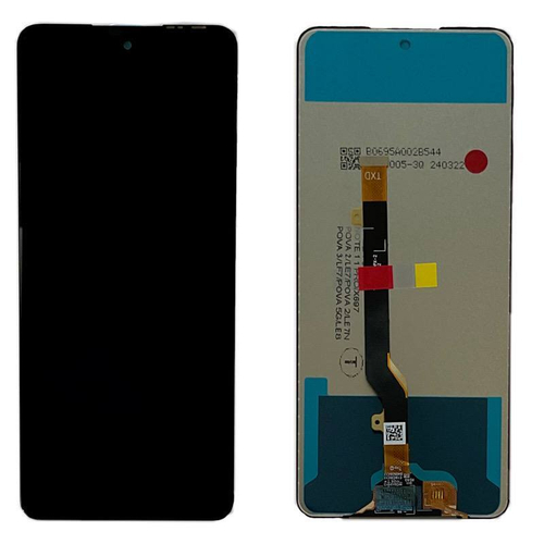 Дисплей для Tecno Pova 3 в сборе с тачскрином Черный - OR