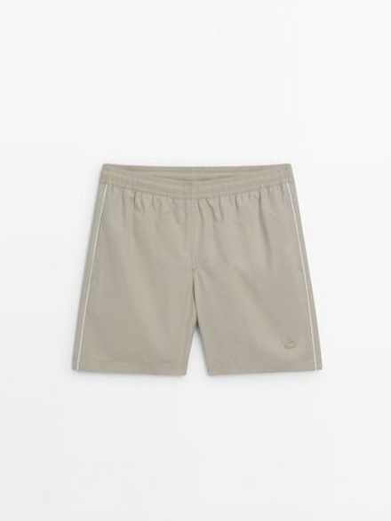 Massimo Dutti Однотонные плавки, серый