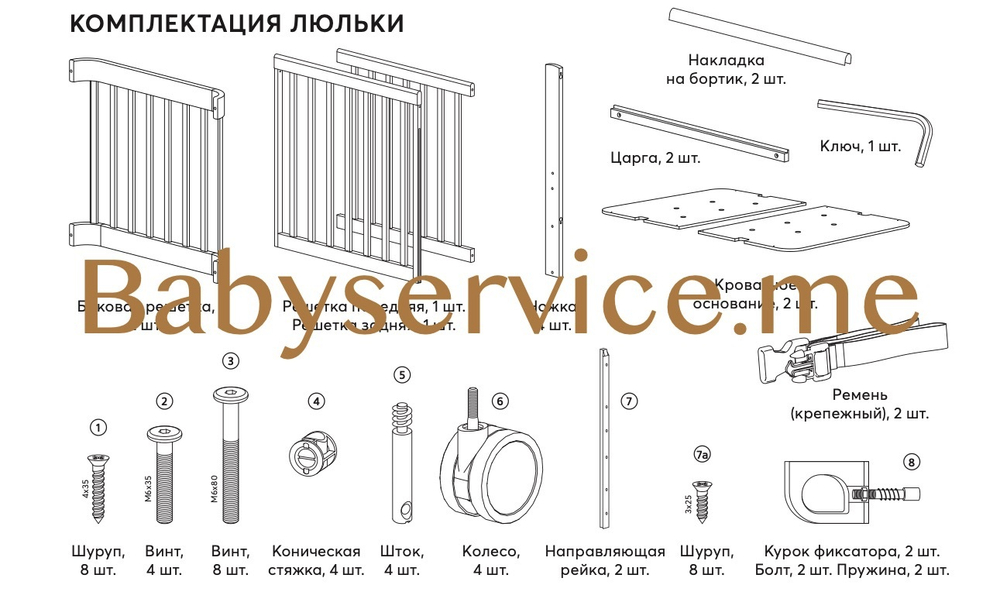 Передняя решетка Happy Baby Mommy Love