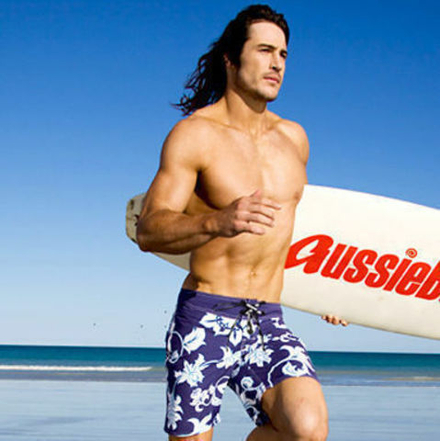 Мужские плавательные шорты темно-синие Aussiebum Surf Shorts Dangar