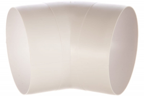 Колено круглое пластик 45 гр., D100, 10ККП 45°