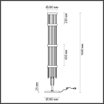 Торшер Odeon Light 4788/12F York
