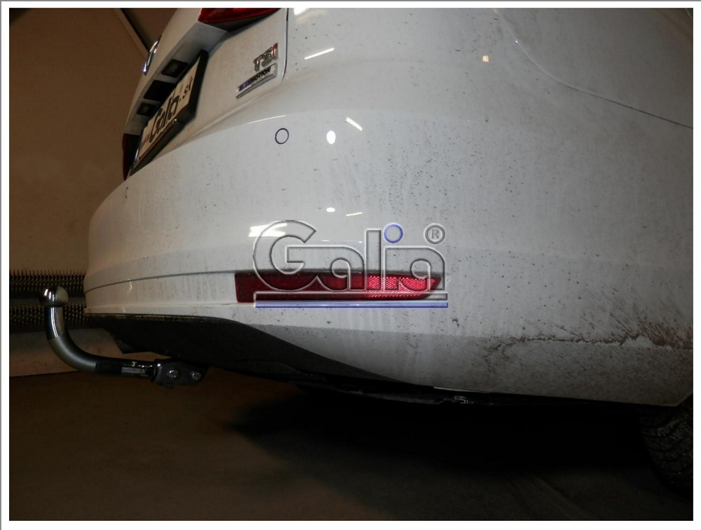 Оцинкованный фаркоп на Volkswagen Jetta 2010-2019 (без электрики), Galia V077C