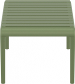 Столик пластиковый журнальный Siesta Contract Paris Lounge Table, оливковый