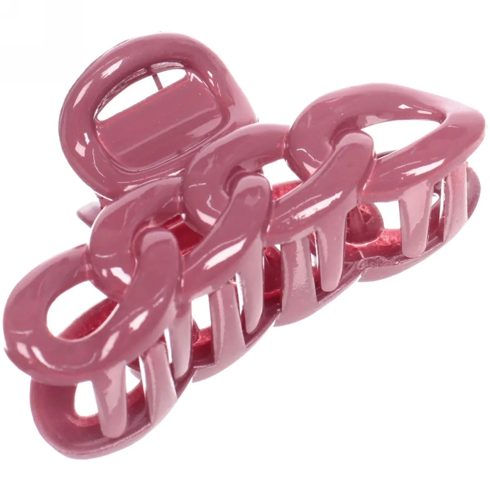 Заколка-краб для волос на блистере «Magic Gloss», кольца, микс 6 цветов, 6,5см