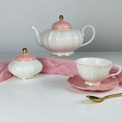 Lenardi 133-409 Чайный сервиз 16пр.280мл в под.уп.(х2)Фарфор