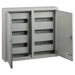Корпус металлический навесной ЭРА ЩРН-72 2-х дверный (540х600х120) IP31 УХЛЗ серый