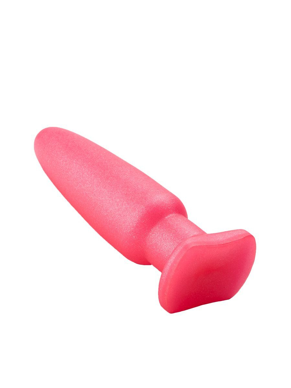Гладкий розовый анальный плаг - 18,5 см. (Цвет: розовый)