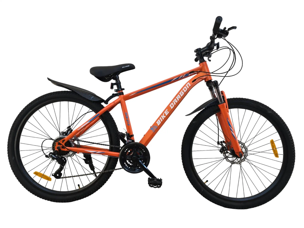 Велосипед Bike Dragon 27,5" 21скор (стальная рама, SunRun, диск. тормоз) BD-2-27,5-4 оранжевый
