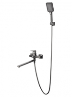 Смеситель для ванны WONZON & WOGHAND FLEX, Темный графит (WW-639906-BGM)