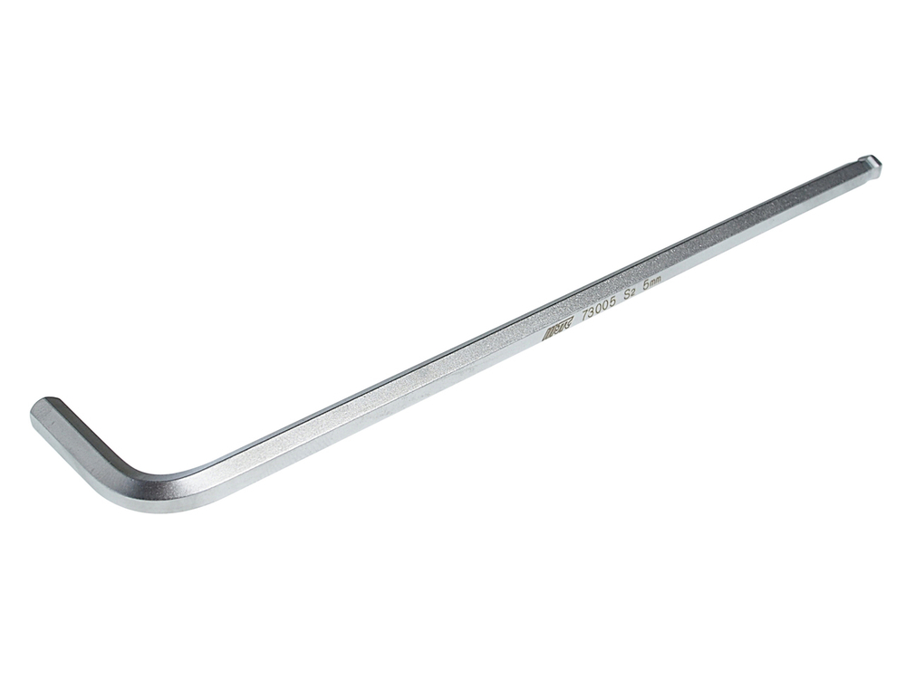 Ключ шестигранный Г-образный 5мм HEX шаровый экстрадлинный L=160мм JTC