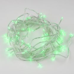 ULD-S0500-050-DTA GREEN IP20 Гирлянда светодиодная с контроллером. 5м. 50 светодиодов. Зеленый свет. Провод прозрачный. ТМ Uniel