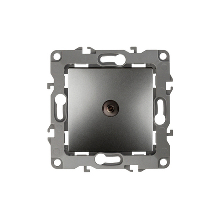 12-3101-12 ЭРА Розетка TV одиночная, IP20, Эра12, графит