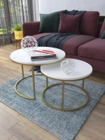 Комплект журнальных столов Акцент - ЗЗБ - МДФ в ПВХ