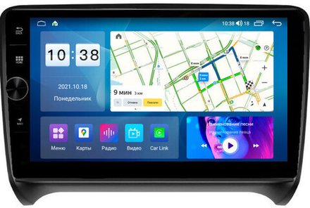Магнитола для AUDI TT 2006-2014 (8J) - Parafar PF908LHDAV на Android 12, ТОП процессор, 3Гб+32Гб, CarPlay, 4G SIM-слот