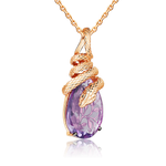 Подвеска из красного золота c аметистом  03-3492-00-203-1110