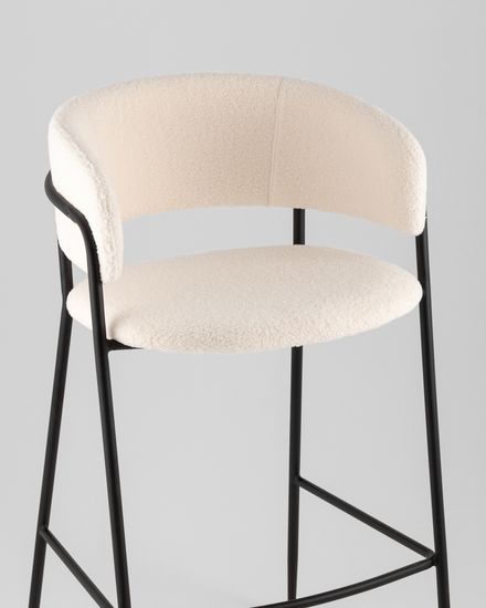 Стул барный Нэлли белый