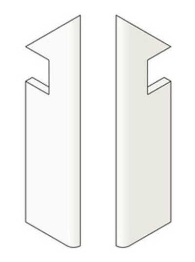 Спецэлемент Marvel Travertine White Vein Battiscopa Sag.Dx