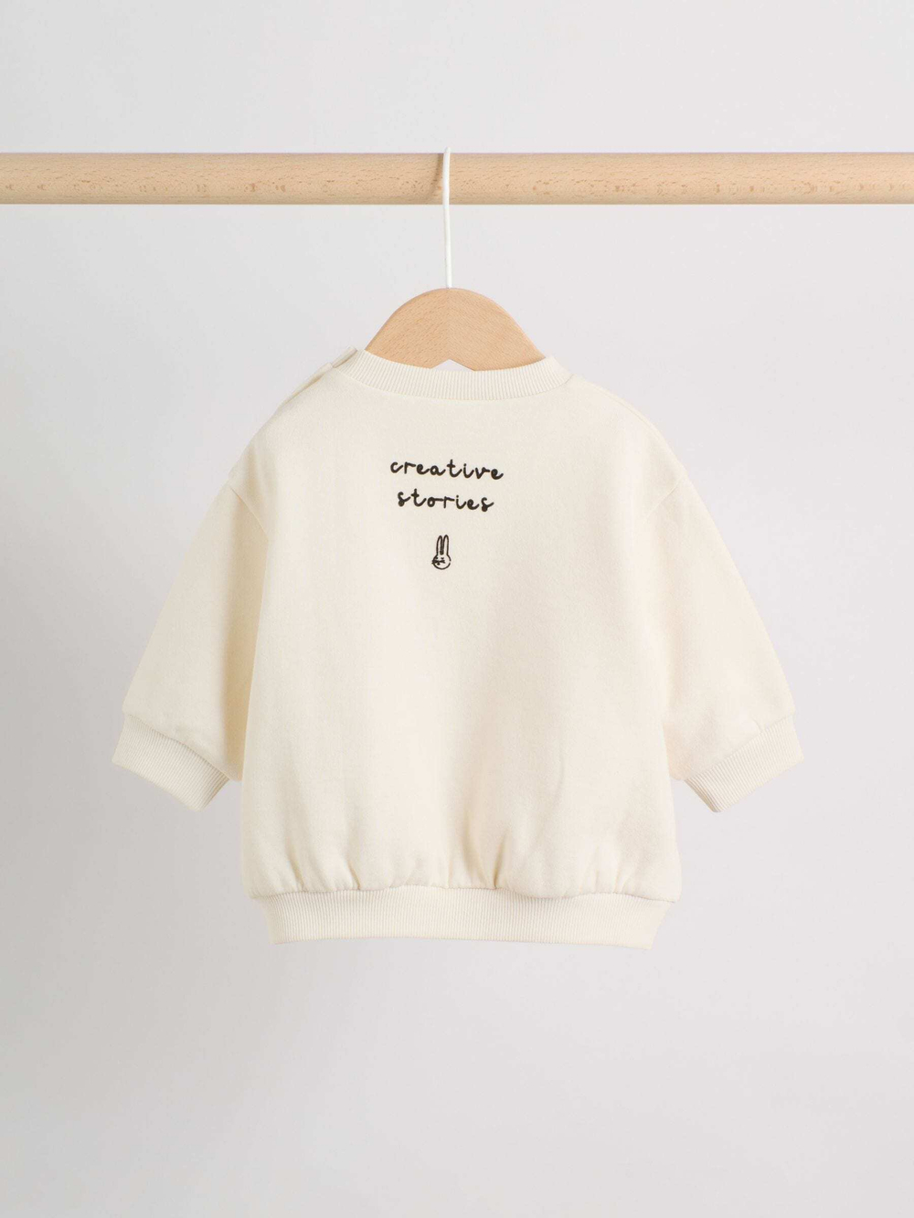 Толстовка и легинсы в комплекте для малышей Next W76-817, Молочный, Розовый