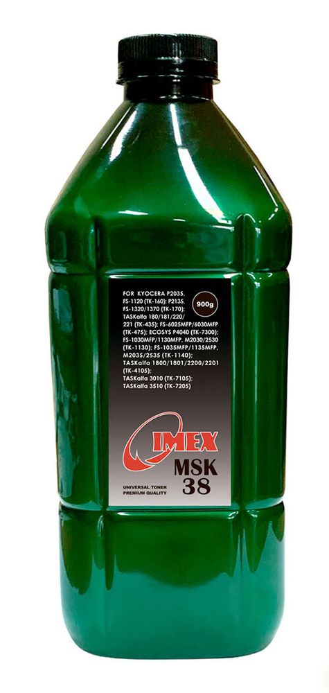 Тонер IMEX тип MSK-38 для KYOCERA Универсальный (900гр) Green Line