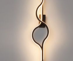 Kink Light 08418C-80R,19(3000K) Бра Велле черный Led 28W