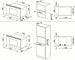 МИКРОВОЛНОВАЯ ПЕЧЬ SMEG MP322X1