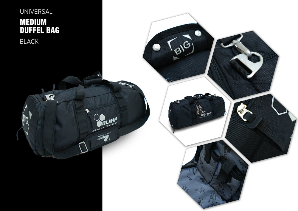 Сумка Olimp UNIVERSAL MEDIUM DUFFEL BAG Black