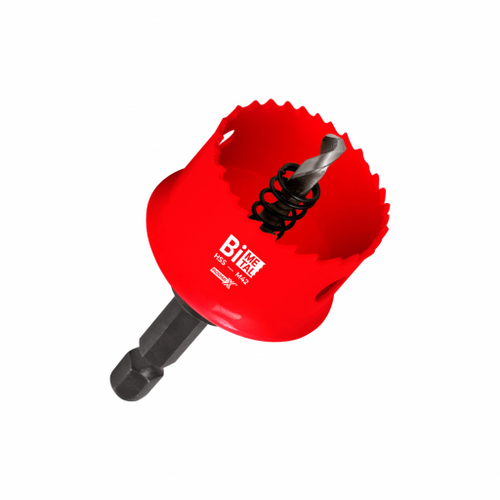 Коронка биметаллическая HSS M42, 6/10 TPI, переменный шаг 31х20 мм