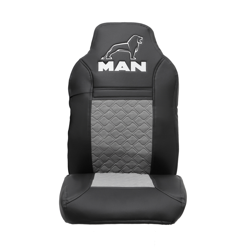 Чехлы MAN TGA (экокожа, серый)