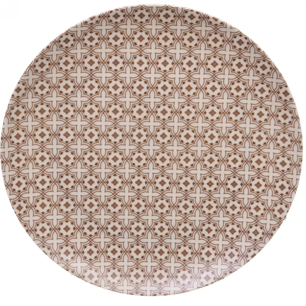 Тарелка «Eco Life» 25см, цветы