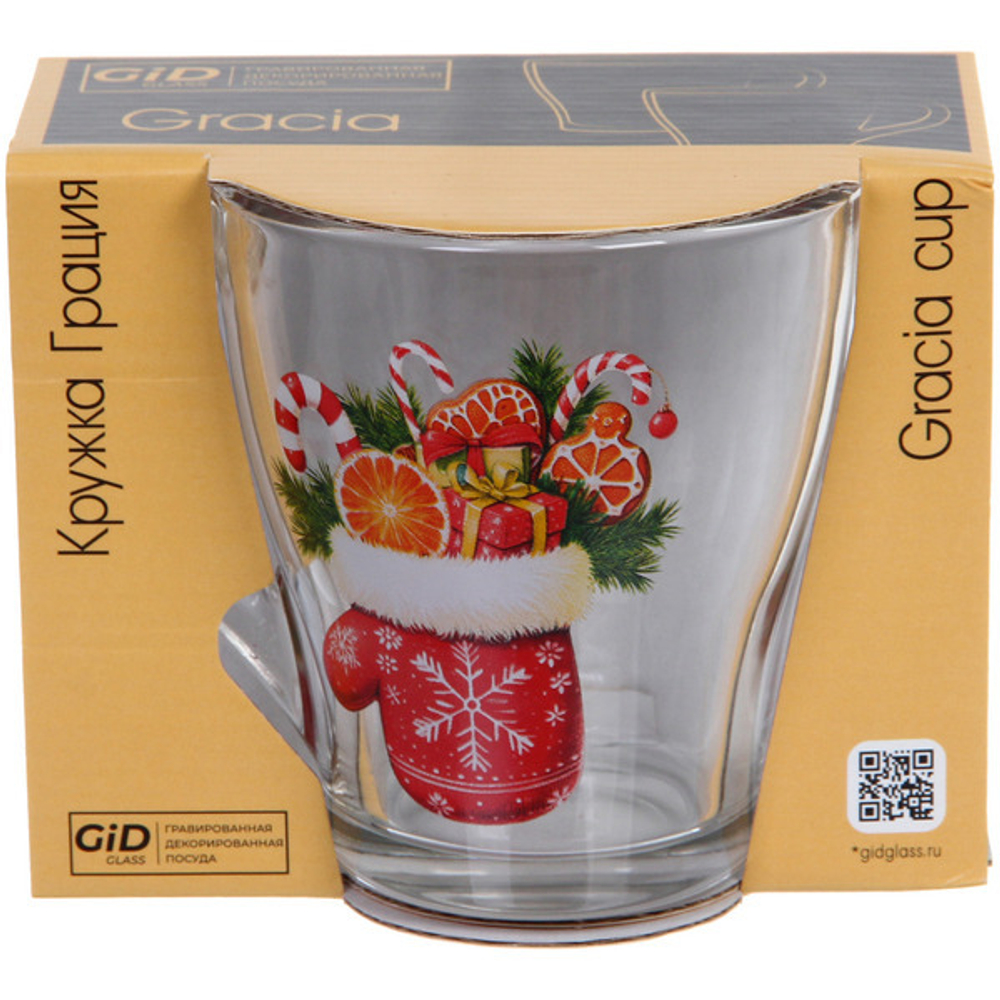 Кружка 250мл «Зимняя фантазия» 6 видов