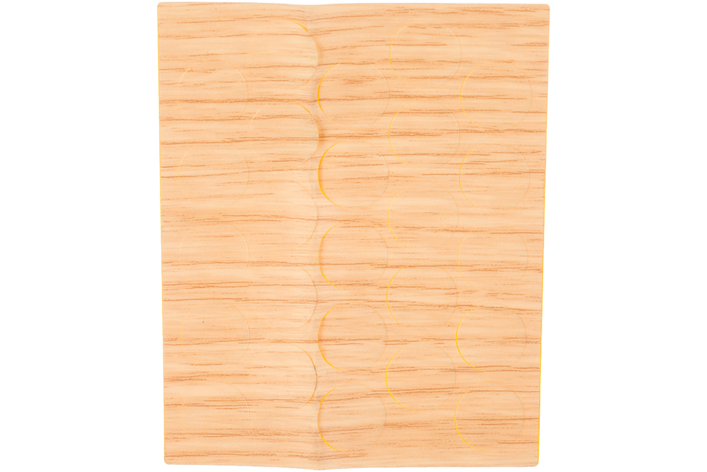 ЗАГЛУШКИ САМОКЛЕЙКИ ELEMENT ДУБ МОЛОЧНЫЙ 14ММ 50ШТ 23780