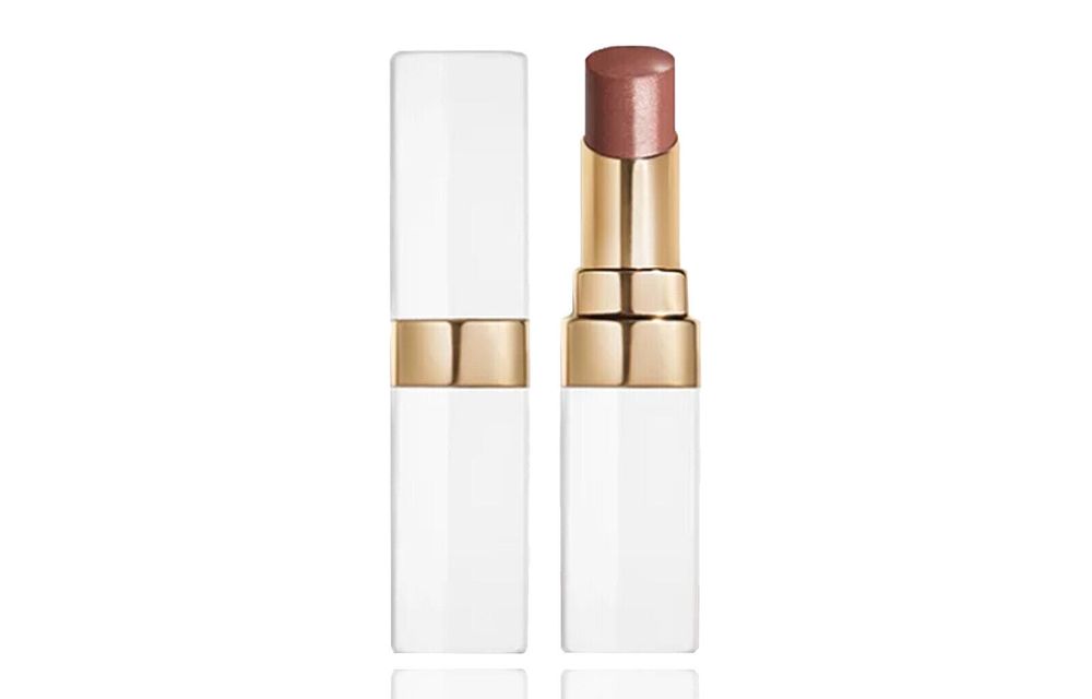 CHANEL Cocoa Lady White Tube Lip Balms Cream Moisturizes Easy To Color 3g