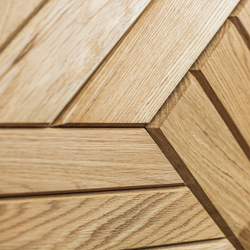 Деревянная мозаика для стен Wood Mosaic Куба Натур