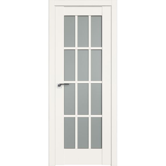 Фото межкомнатной двери экошпон Profil Doors 102U дарквайт остеклённая