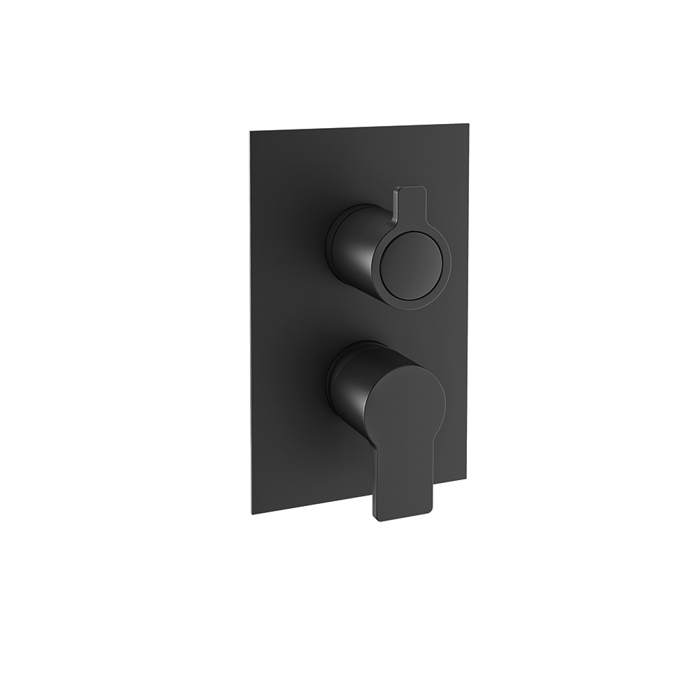 Встраиваемый смеситель для душа на 3 выхода BLAUTHERM 941513KSNM черный