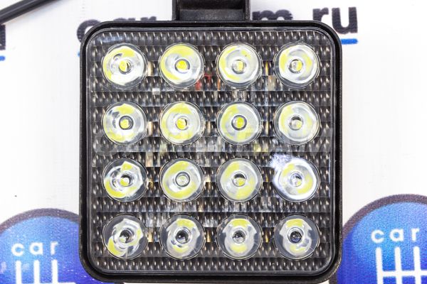 Светодиодные LED балки (вспышки ФСО) красно-синие 16 диодов, 48W (2шт.)