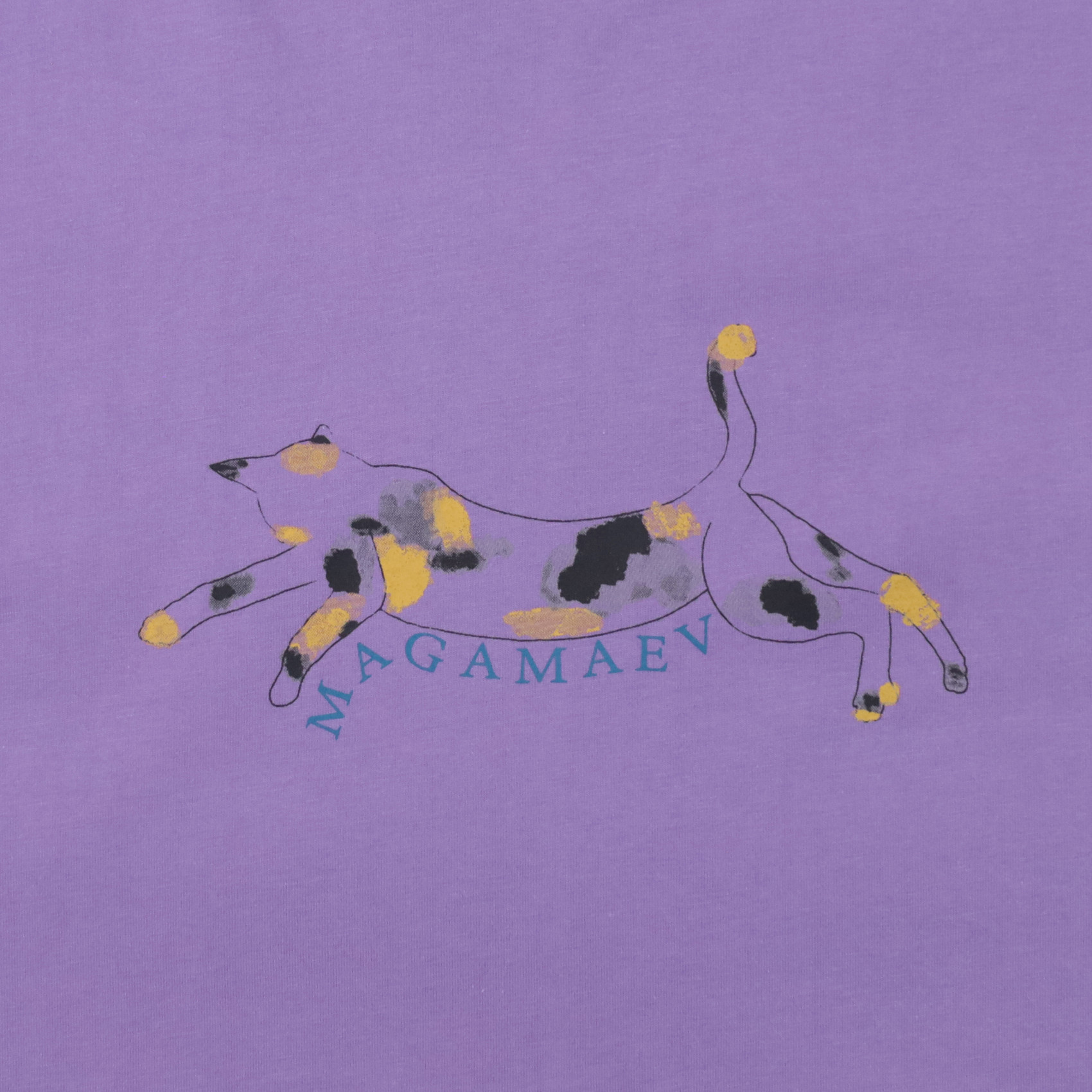 Футболка Magamaev Neko T-Shirt (lavender) артикул:2ovvp3fNiB838jlt80MGT2 - купить в магазине Дайс