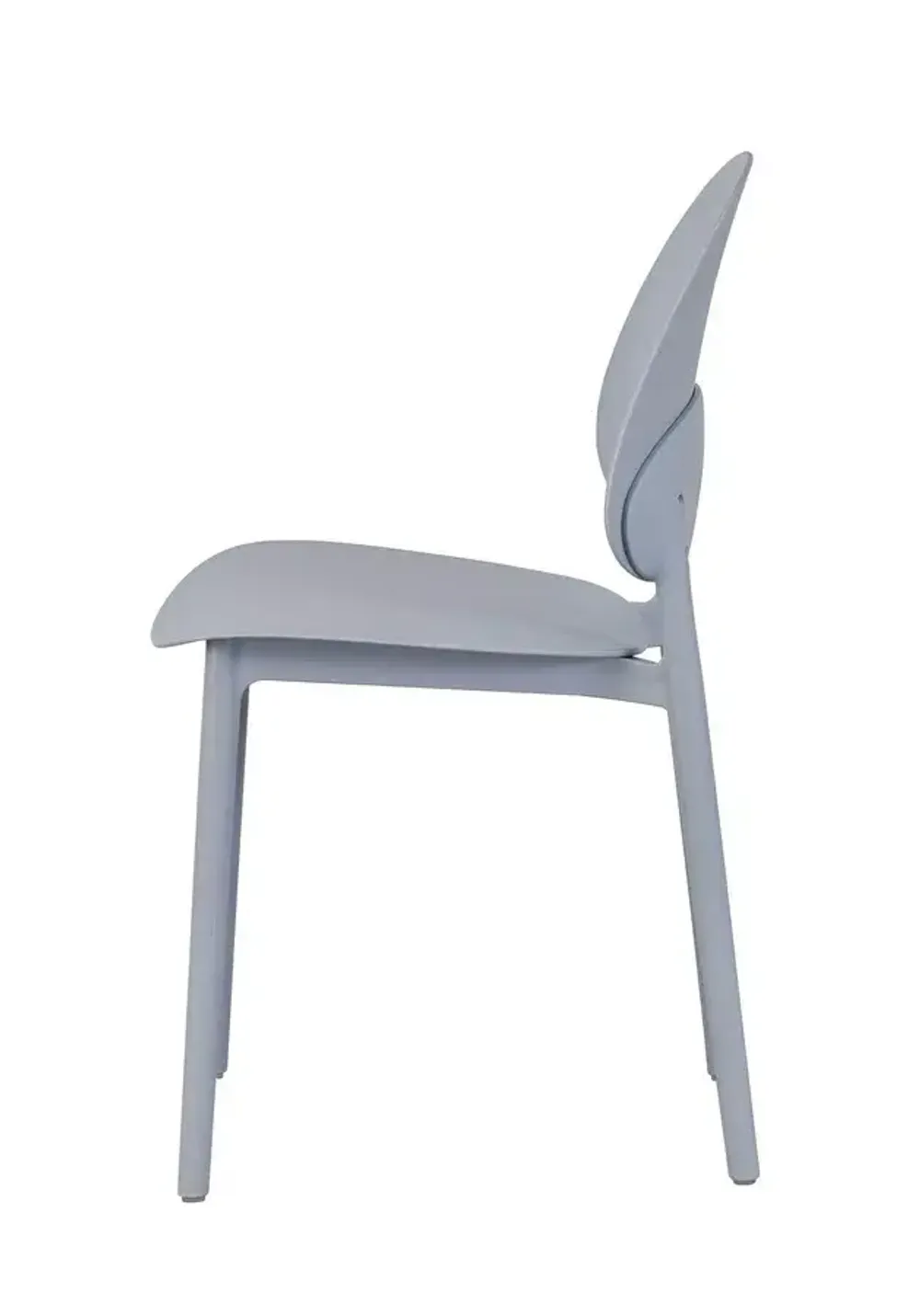 "Апероль" стул пластиковый, цвет серый