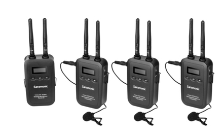 Радиосистема Saramonic VmicLink5 TX+TX+TX+RX приемник + 3 передатчика, 5,6ГГц
