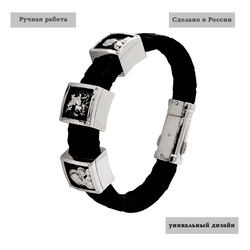 Браслет мужской серебро 925 проба