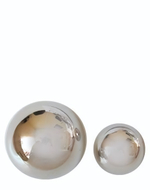 Серебристые вагинальные шарики Sexy Friend без шнурка (Цвет: серебристый)