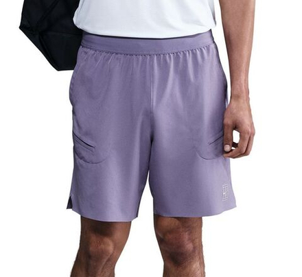 Теннисные шорты Nike Court Advantage Dri-Fit 8in - dusty amethyst/white