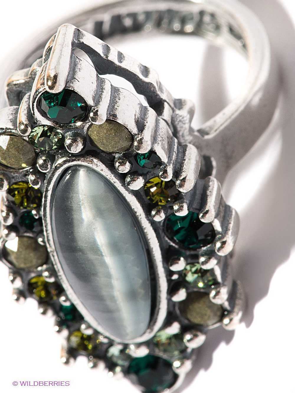 "Паргелия" кольцо в серебряном покрытии из коллекции "Aura-X" от Jenavi