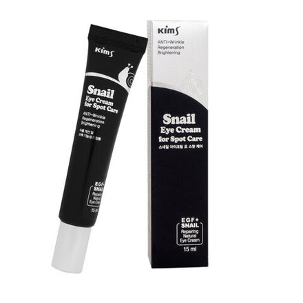 Kims Snail Eye Cream for Spot Care Улиточный крем вокруг глаз, 15 мл