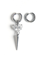 Серьги "White Soul Big" Silver