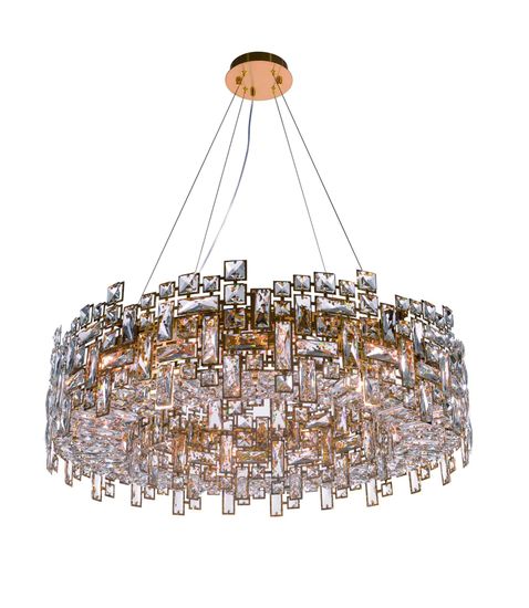 6055E/12A GOLD+CLEAR (1) Люстра NW