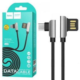Кабель USB - MicroUSB Hoco U42 (оплетка TPE) Черный