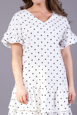 Платье женское 3941ВП, горох #259Гб053941ВП